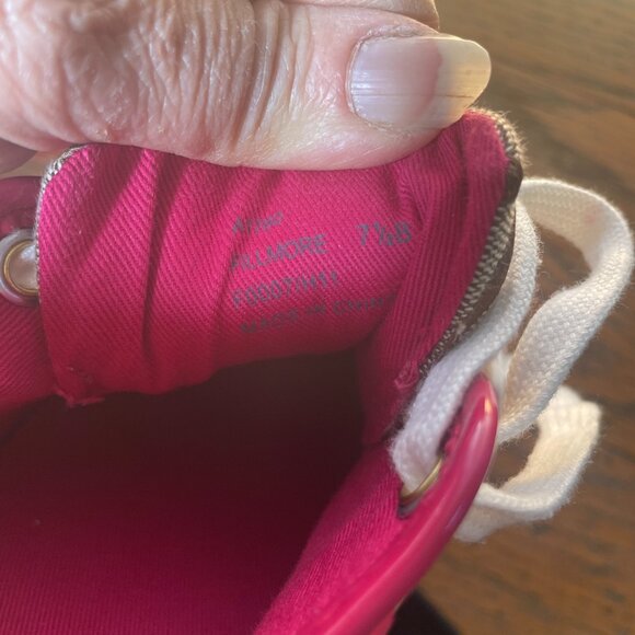 Coach Fillmore Sneakers Size 7.5 Signature Canvas and Pink - Picture 5 of 8